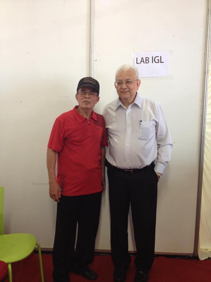 MZ Jeffery GG bersama mantan Dirgen Pak Lutfie Banser di Lab on Site kota Cirebon Tahun 2015